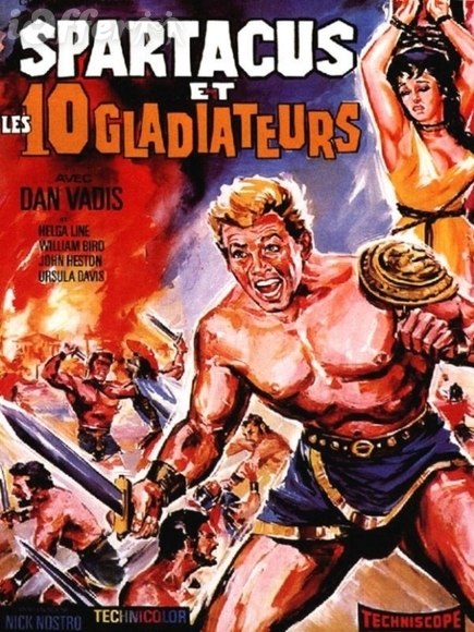 مشاهدة فيلم 1964 Spartacus and the Ten Gladiators / Gli invincibili dieci gladiatori مترجم
