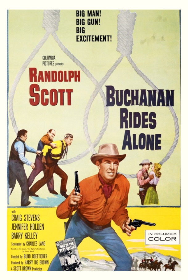 مشاهدة فيلم Buchanan Rides Alone 1958 مترجم