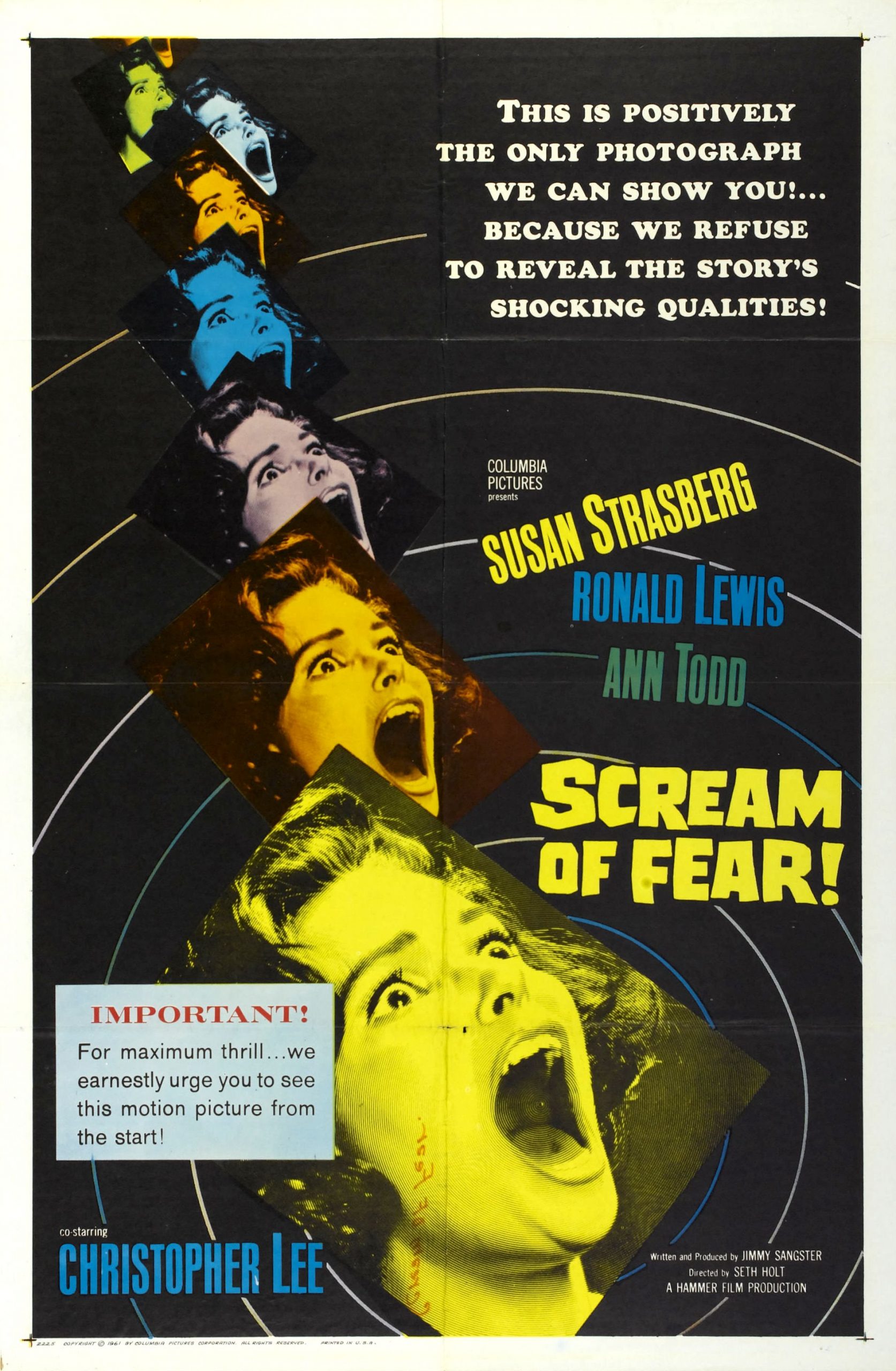 مشاهدة فيلم Scream of Fear 1961 مترجم