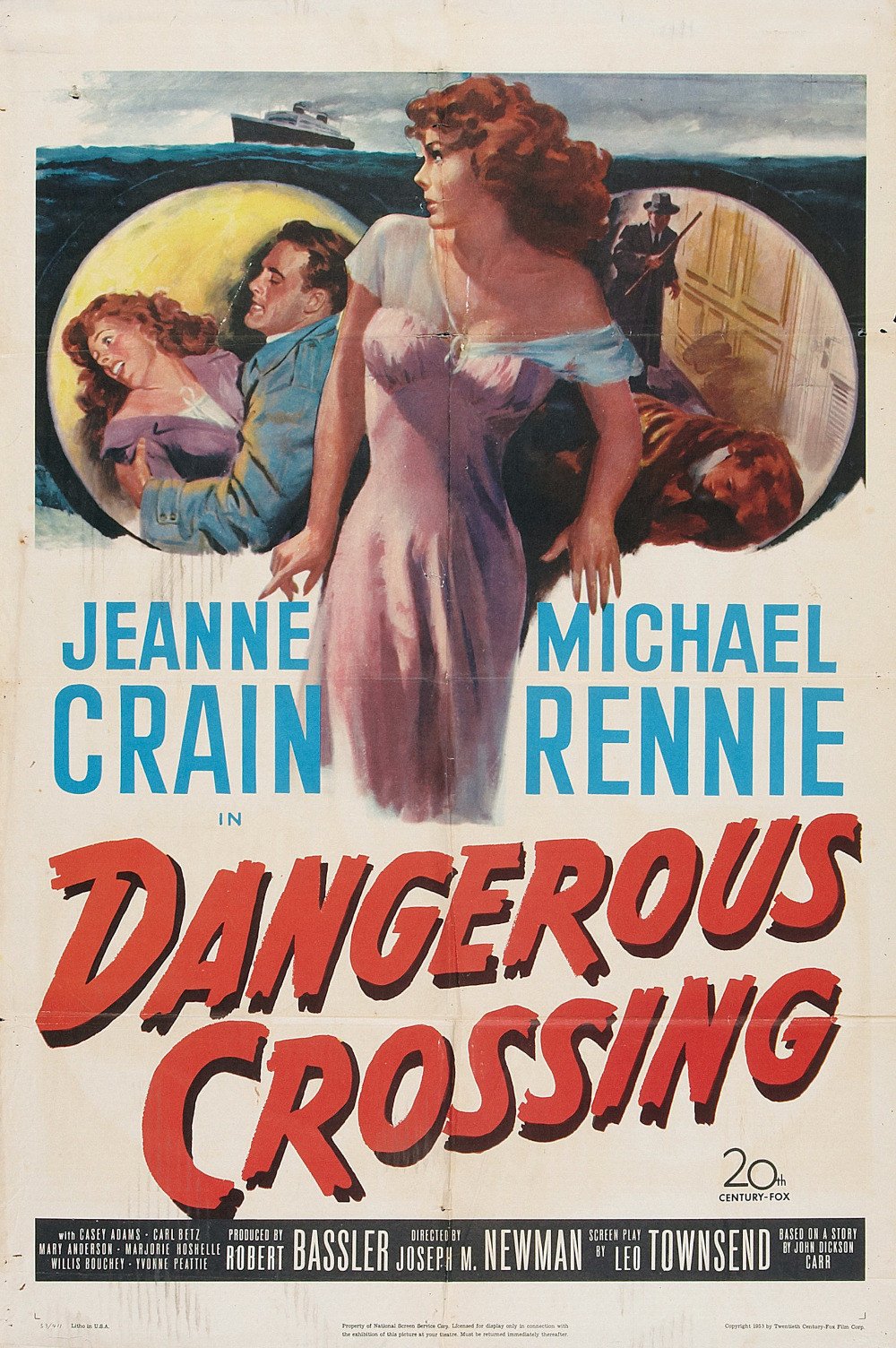 مشاهدة فيلم Dangerous Crossing 1953 مترجم