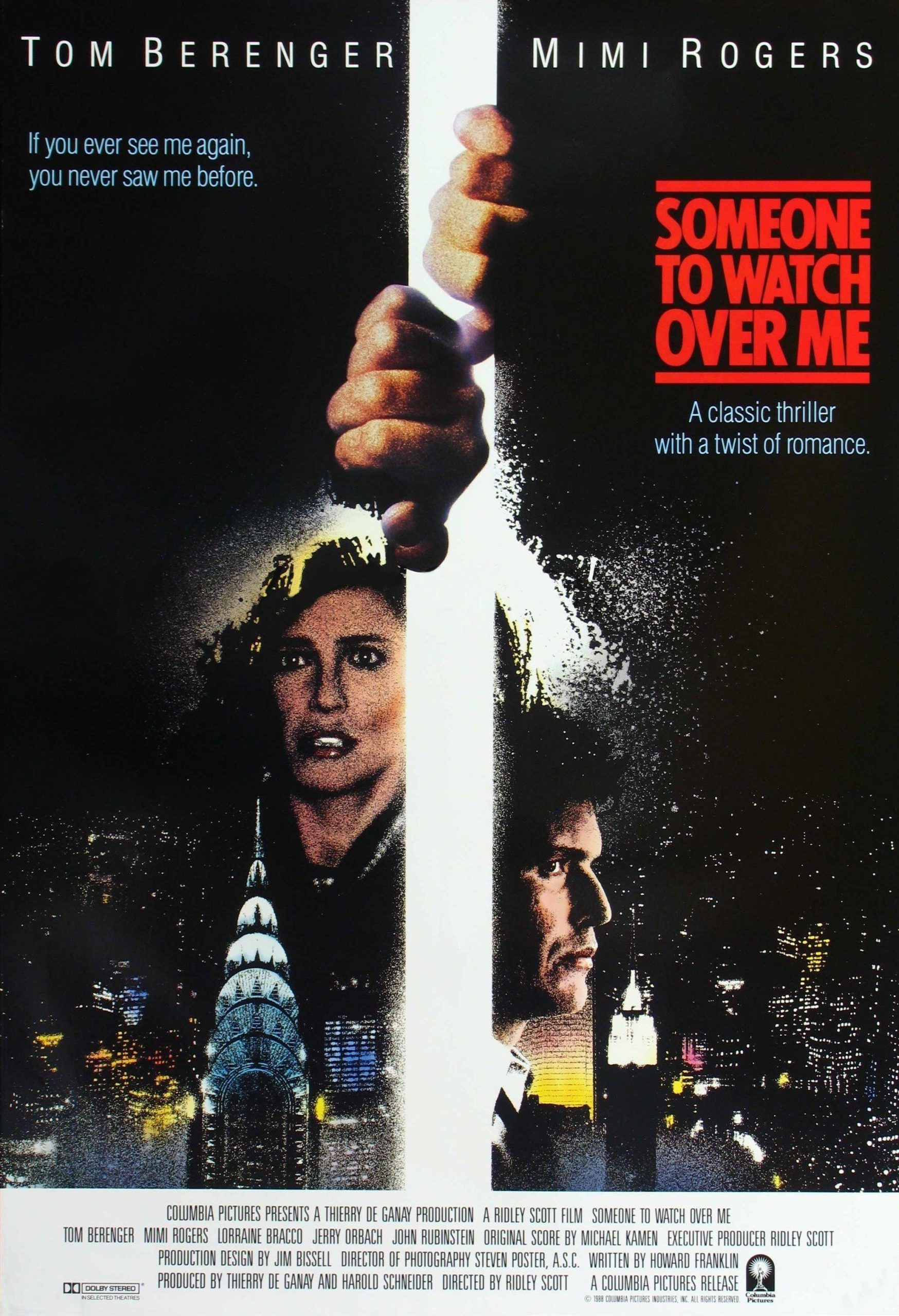 مشاهدة فيلم Someone to Watch Over Me (1987) مترجم