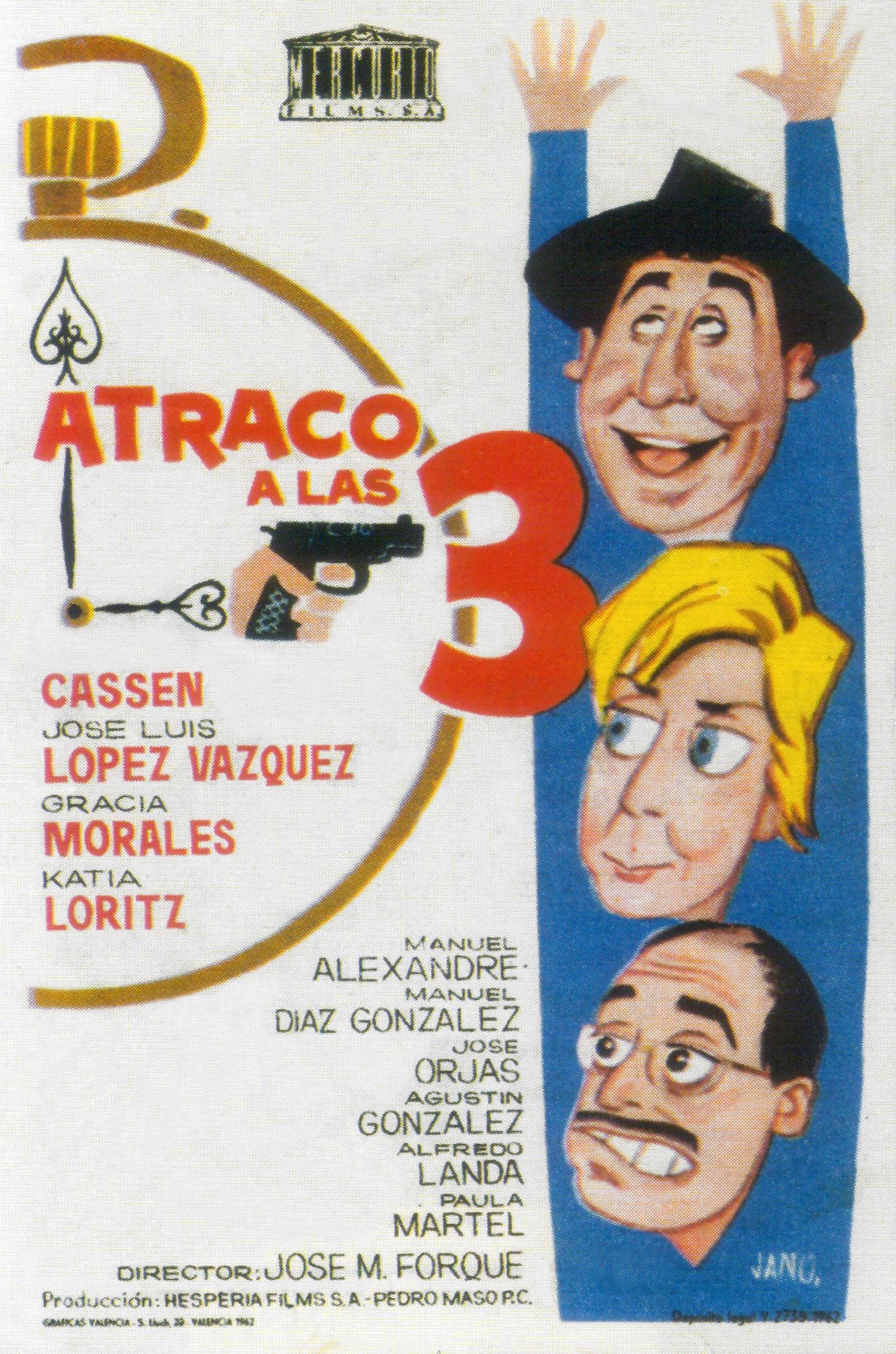 مشاهدة فيلم Atraco a las tres (1962)/ Robbery at 3 O’clock مترجم