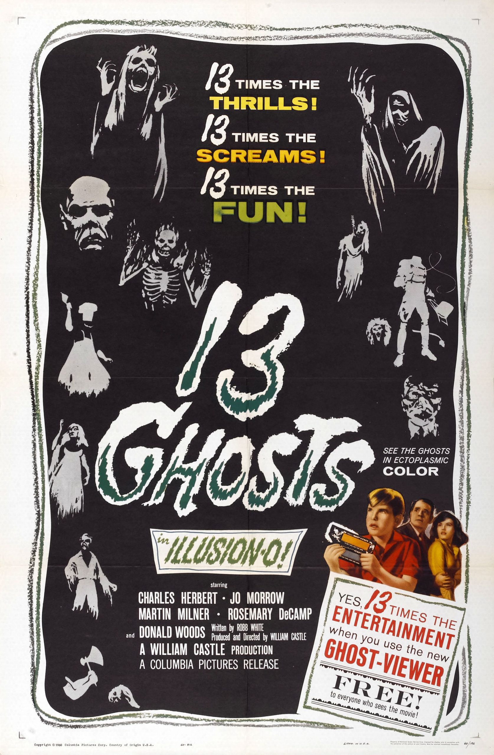 مشاهدة فيلم 13 Ghosts 1960 مترجم