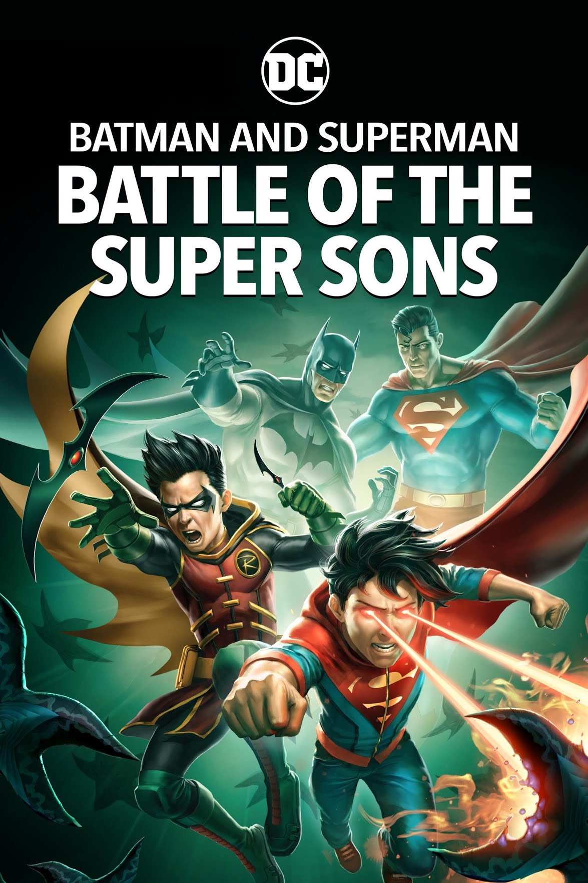 مشاهدة فيلم batman and superman battle of the super sons 2022 مترجم