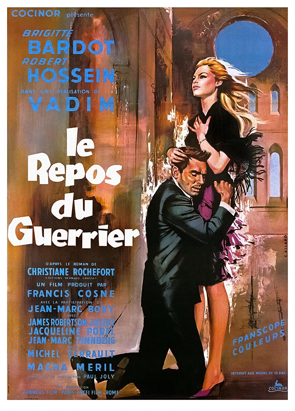 فيلم Le repos du guerrier 1962 مترجم اونلاين
