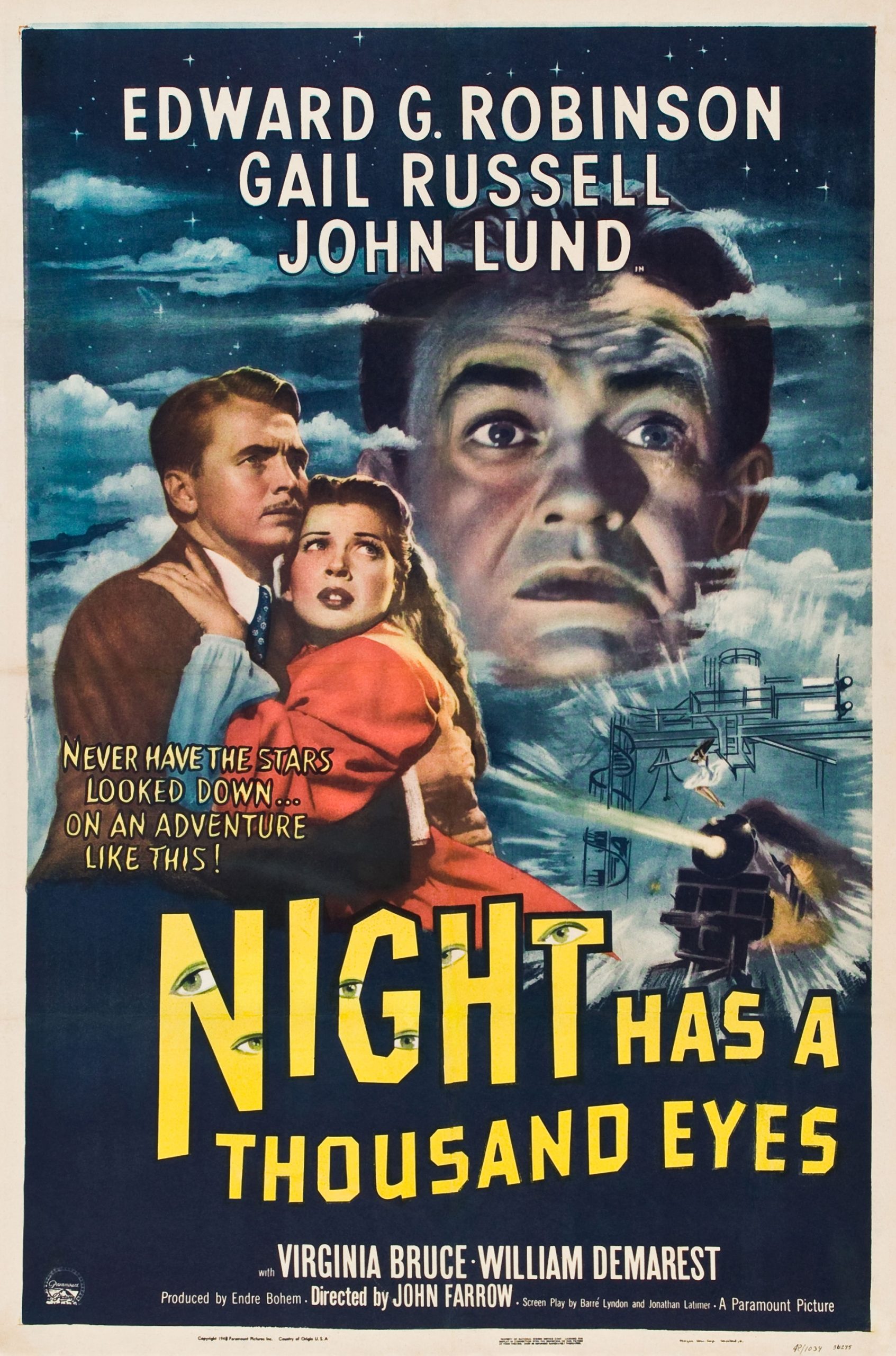فيلم Night.Has.A.Thousand.Eyes.1948 مترجم اونلاين