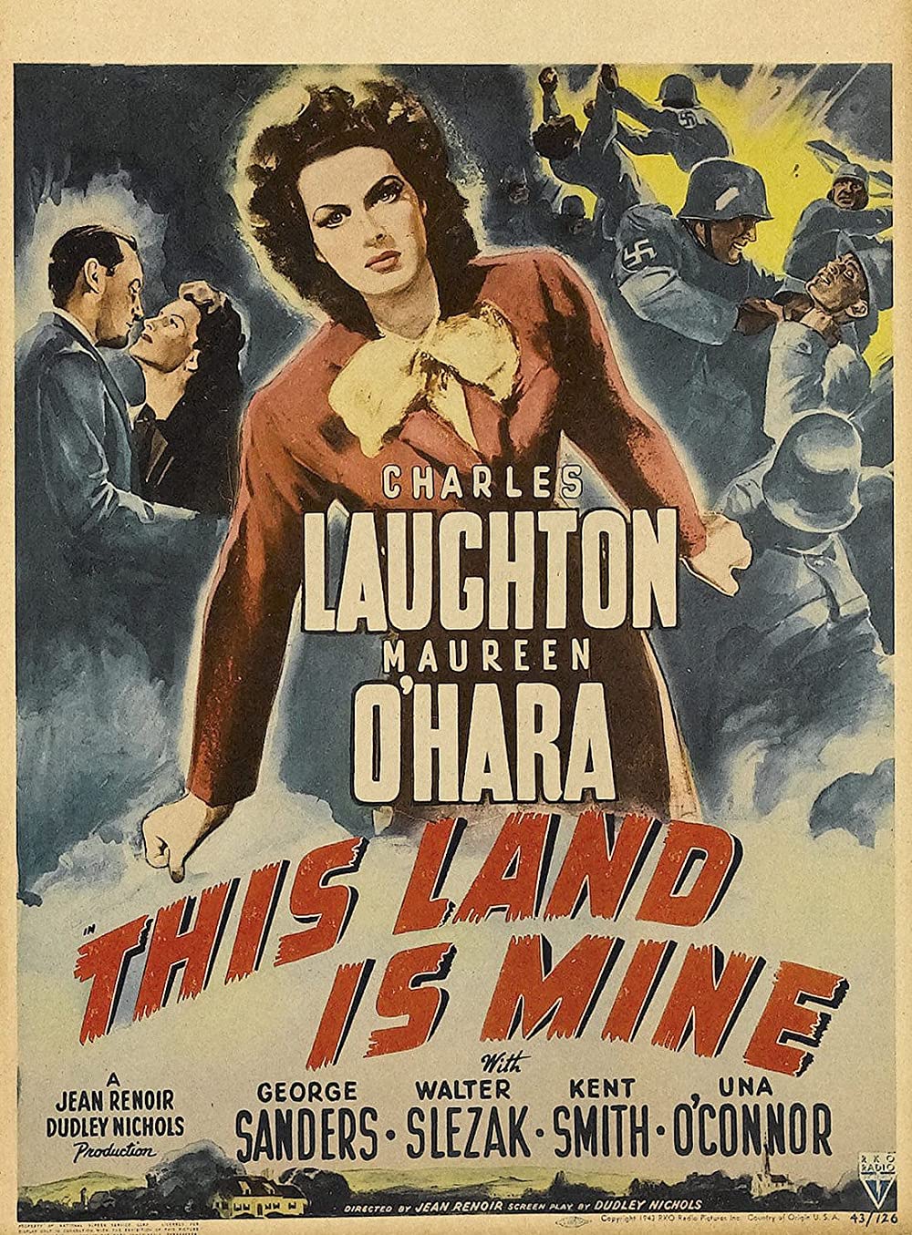 فيلم This Land Is Mine 1943 مترجم اونلاين